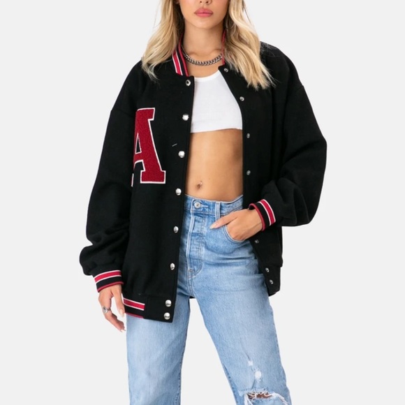 Coats | Adika Maddox Varsity Jacket 